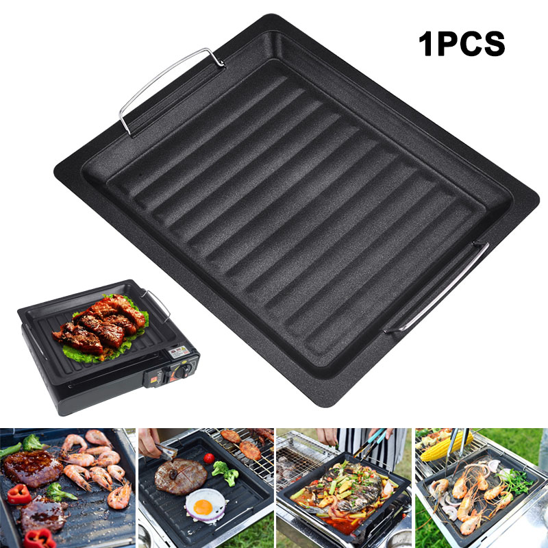 Campfire Cooking Anime - Outdoors Thick Square Grill Pan With