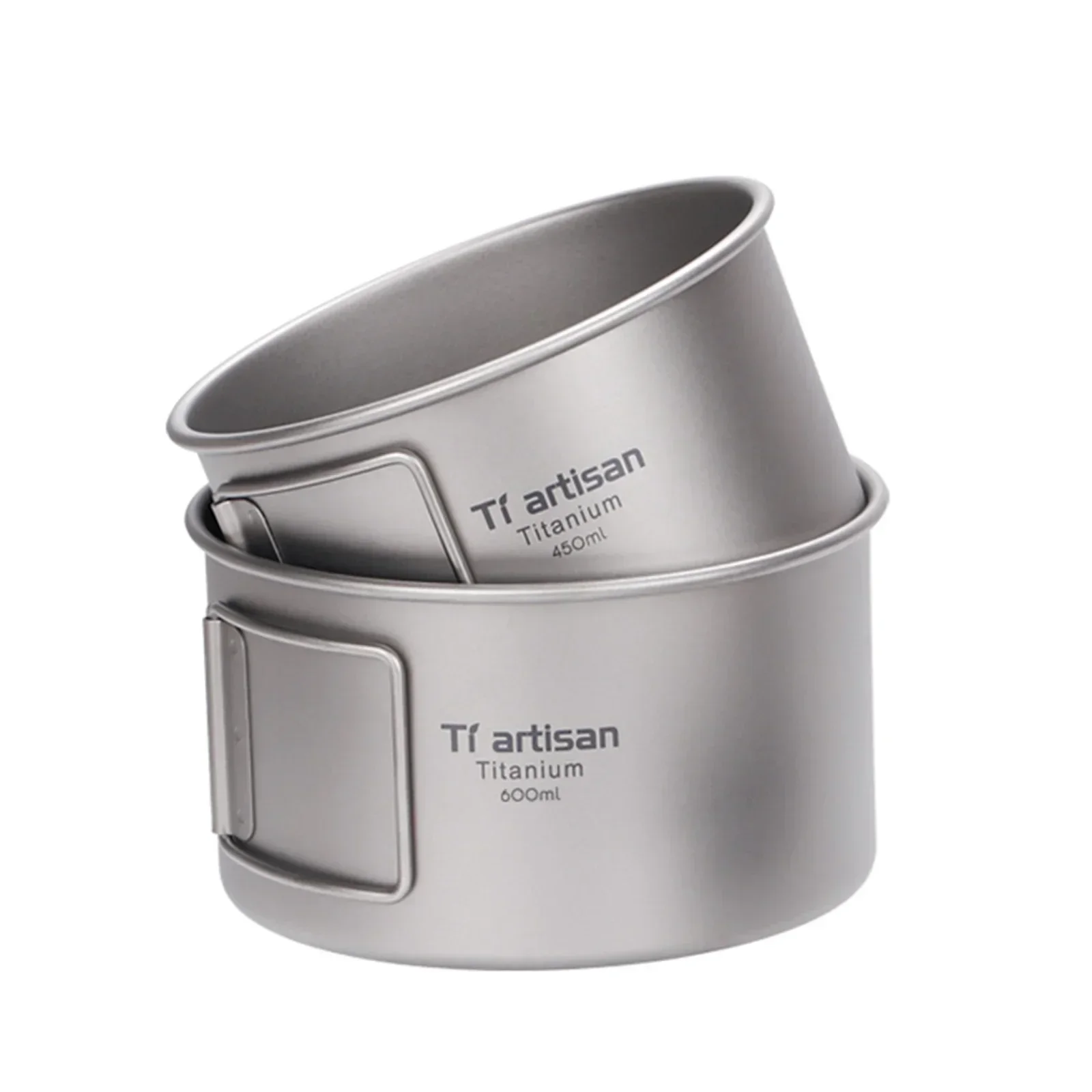 Campfire Cooking Anime - Titanium Bowl With Folding Handle Camping