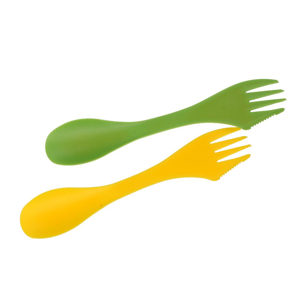 Camping Cooking Kit - Multi-functional Camping Spork Fork Cutlery Set