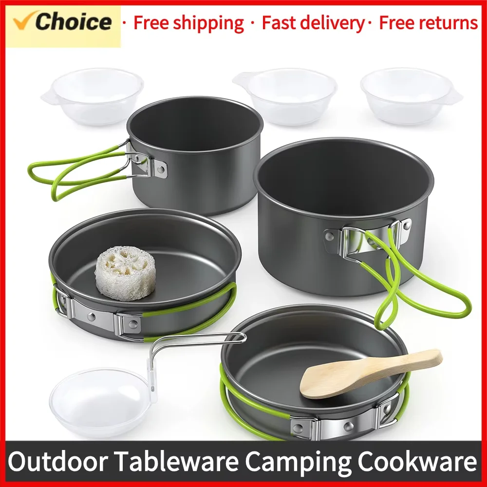Camping Cooking Materials - Outdoor Cooking Camping Utensil Set for