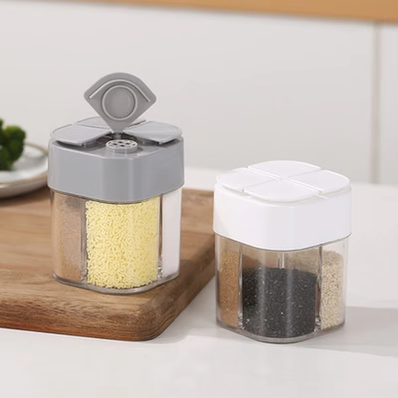Camping Cooking Kit - 4 in 1 Plastic Dispenser Camping