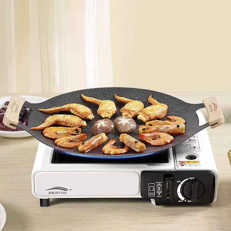 Camping Cooking Bowl - ﻿ 26/30/33CM Outdoor Camping Grill Pan