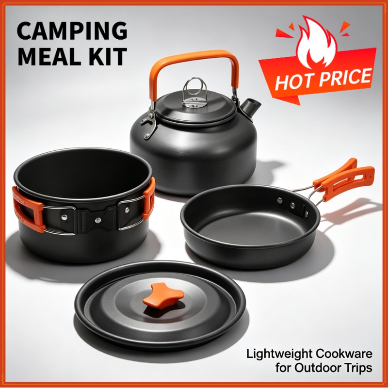Camping Cooking Kit - Camping Cooking set Camping Cookware Travel