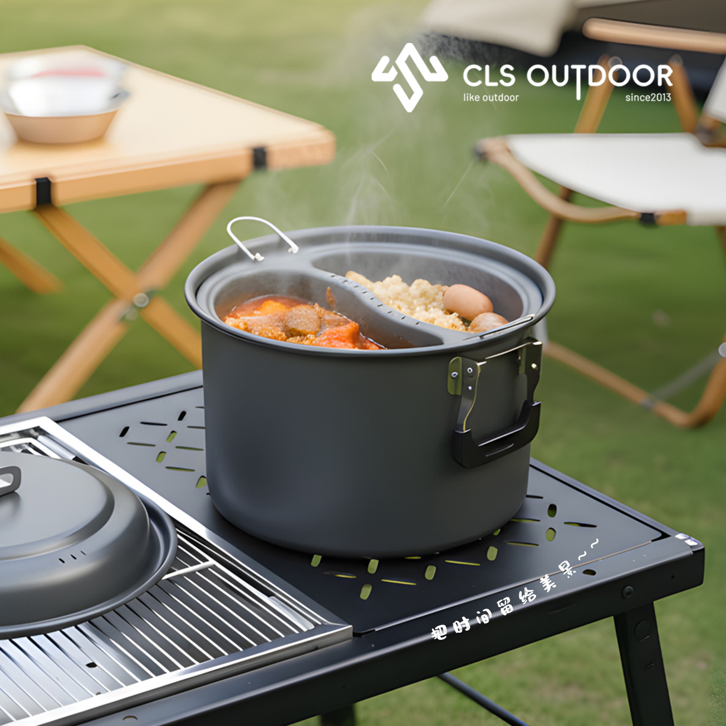 6.5L Large Capacity Mandarin D - огляд і ціна Camping Cooking Set Large
