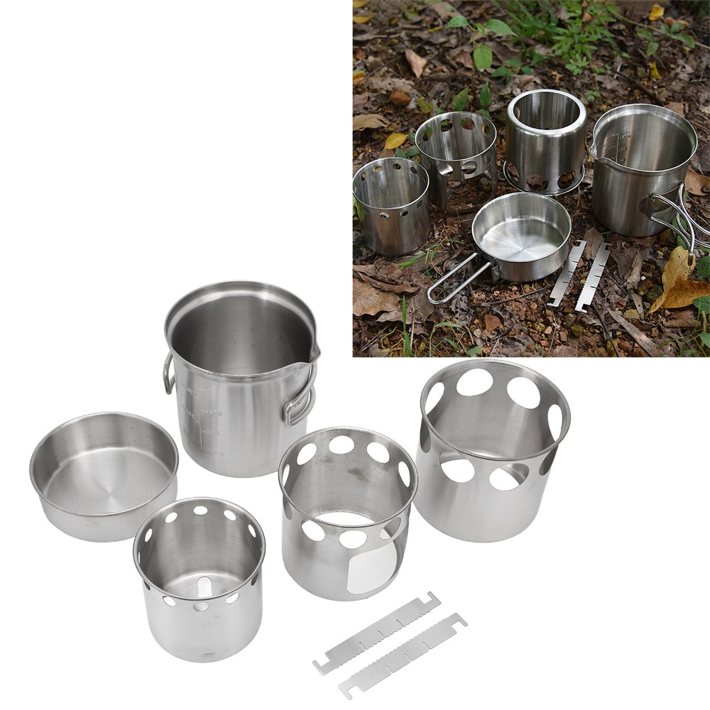 Stainless Steel Camping Cookwa - огляд і ціна Camping Cooking Mesh