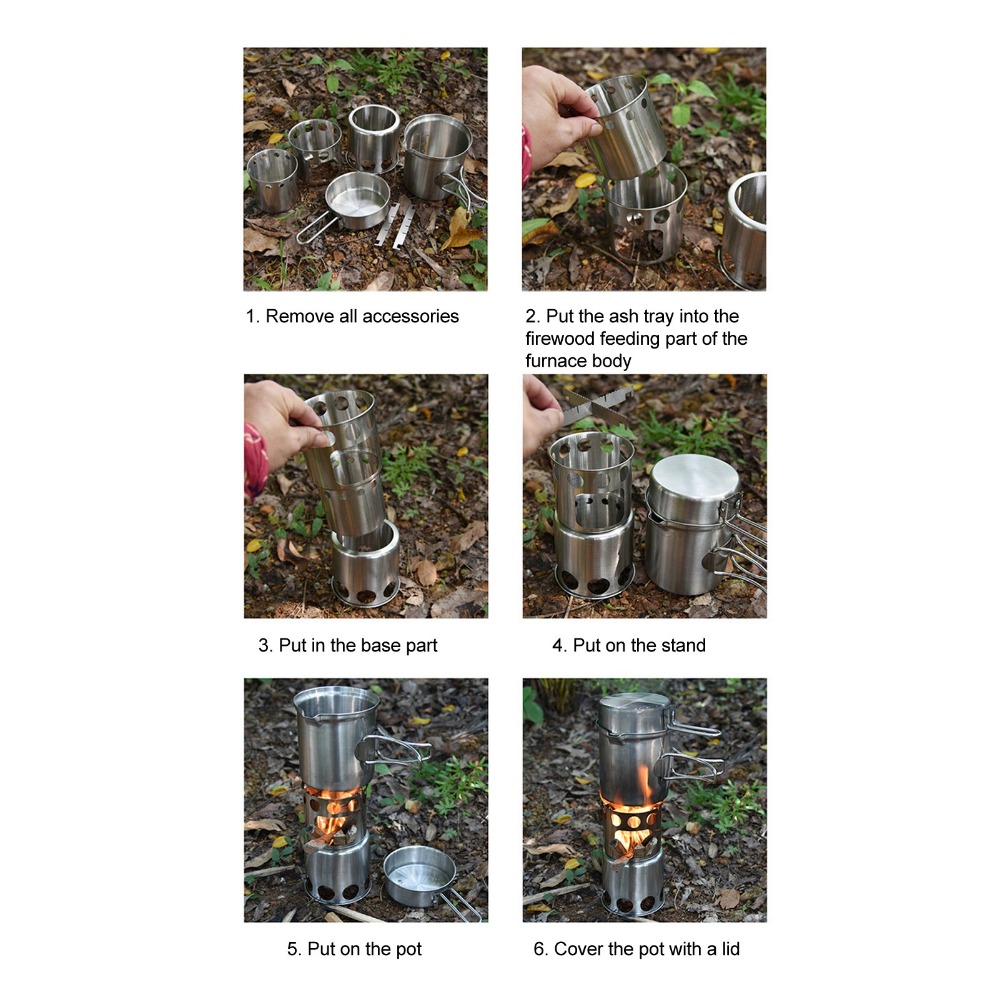 Durable Stainless Steel Campin - огляд і ціна Camping Cooking Mesh