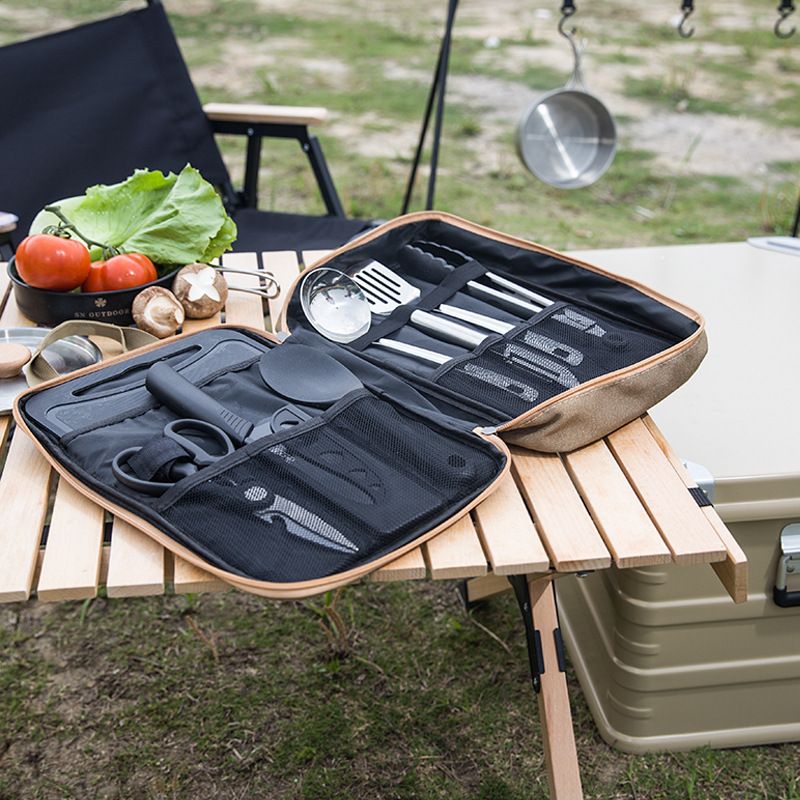 8pcs Camping Kitchen Cookware  - огляд і ціна Camping Cooking Set Jetboil