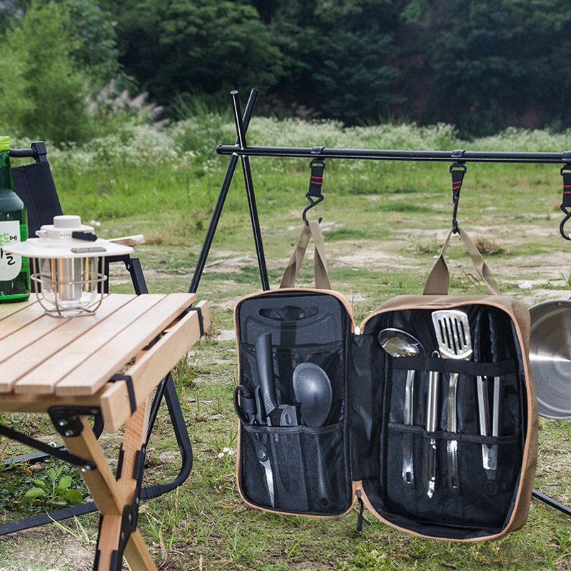 8pcs Camping Kitchen Cookware  - огляд і ціна Camping Cooking Set Jetboil