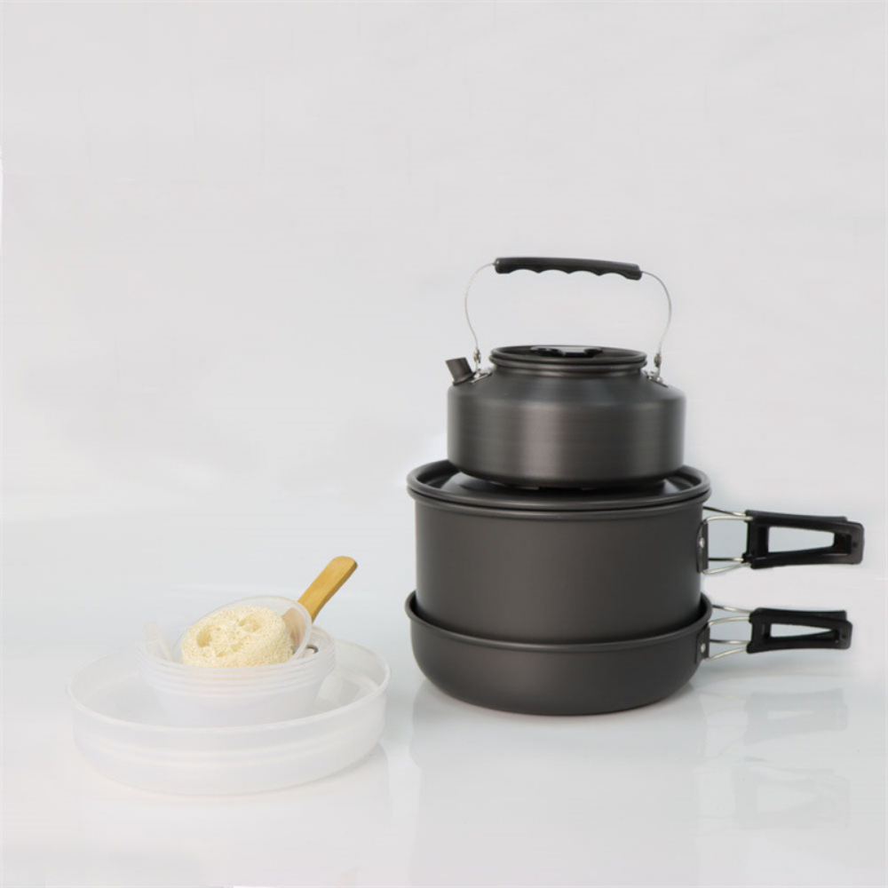 Lightweight Aluminum Alloy Out - огляд і ціна Camping Cooking Set Large