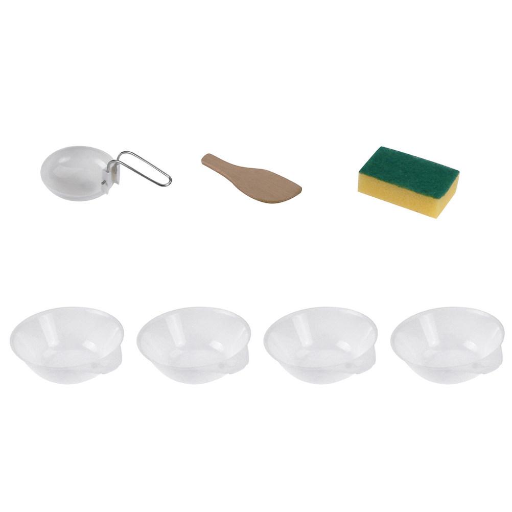 7Pcs Compact Camping Tableware - огляд і ціна Camping Cooking Set Compact