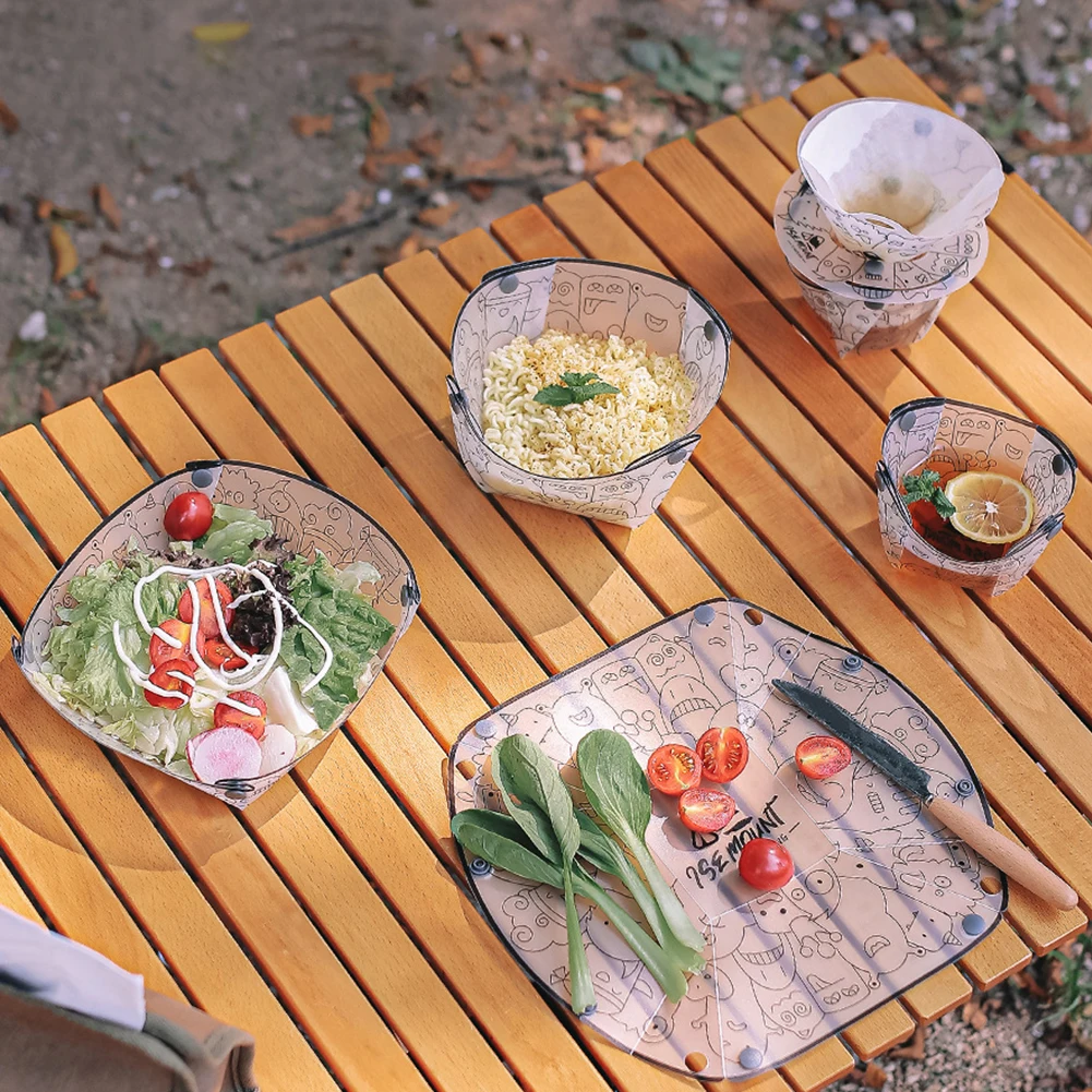 PP Foldable Dinnerware Portabl - огляд і ціна Camping Cooking Bowl