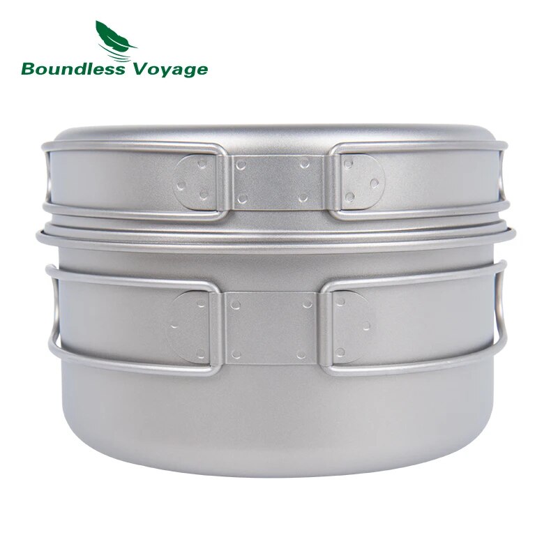 Boundless Voyage Titanium Pot  - огляд і ціна Camping Cooking Set Compact