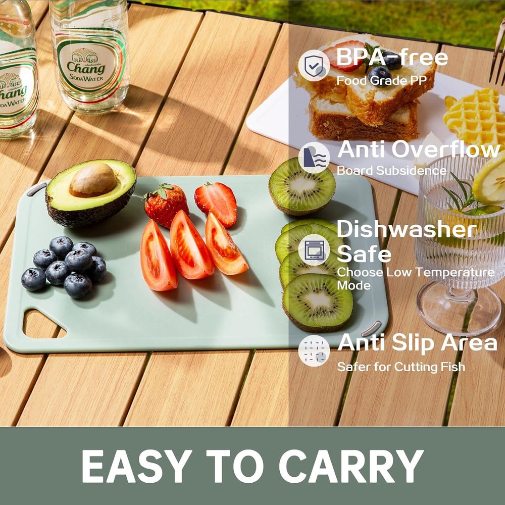 Plastic Cutting Board Set of 3 - огляд і ціна Camping Cooking Set Large