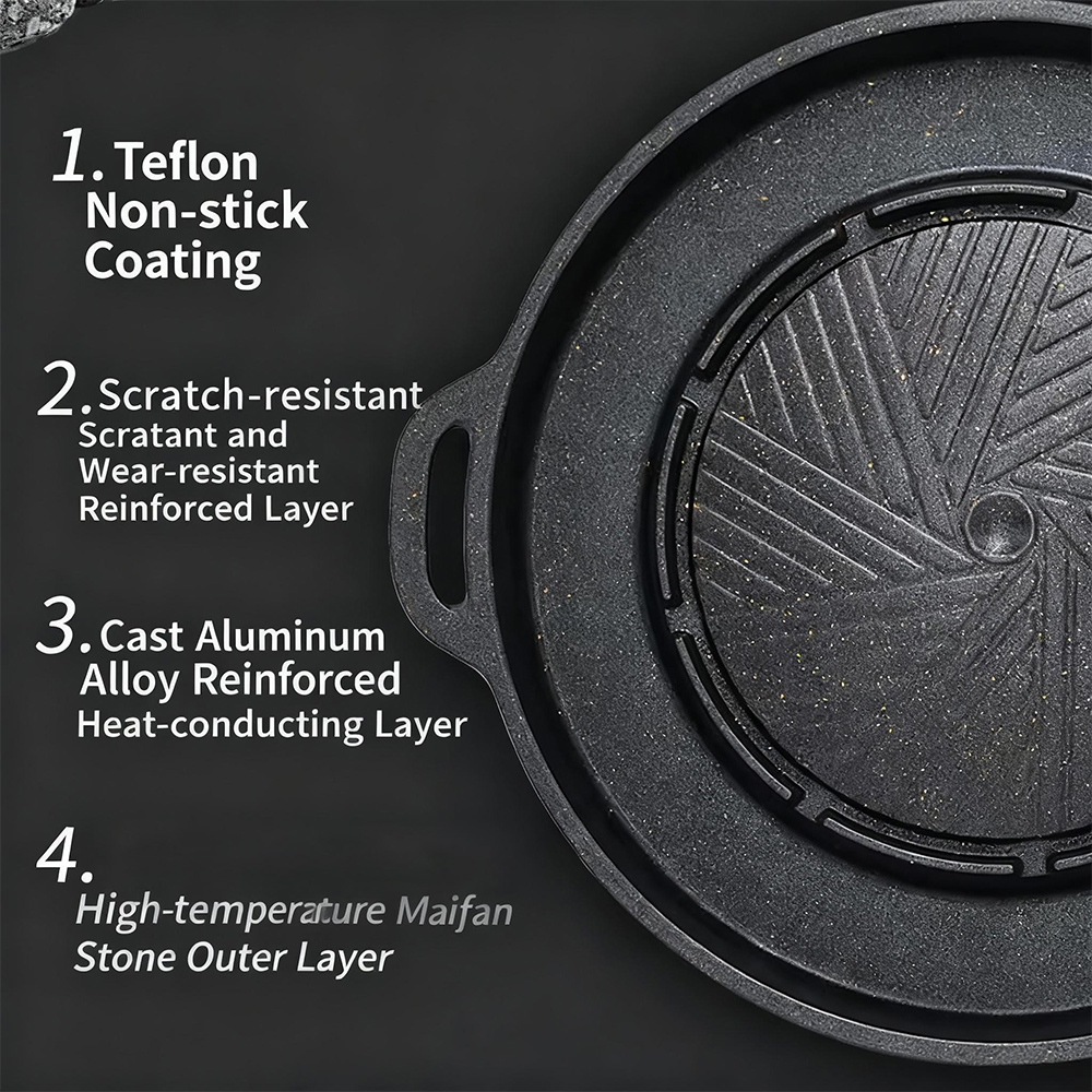 KOSUN Korean BBQ Grill Pan 2 i - огляд і ціна Camping Cooking Bowl
