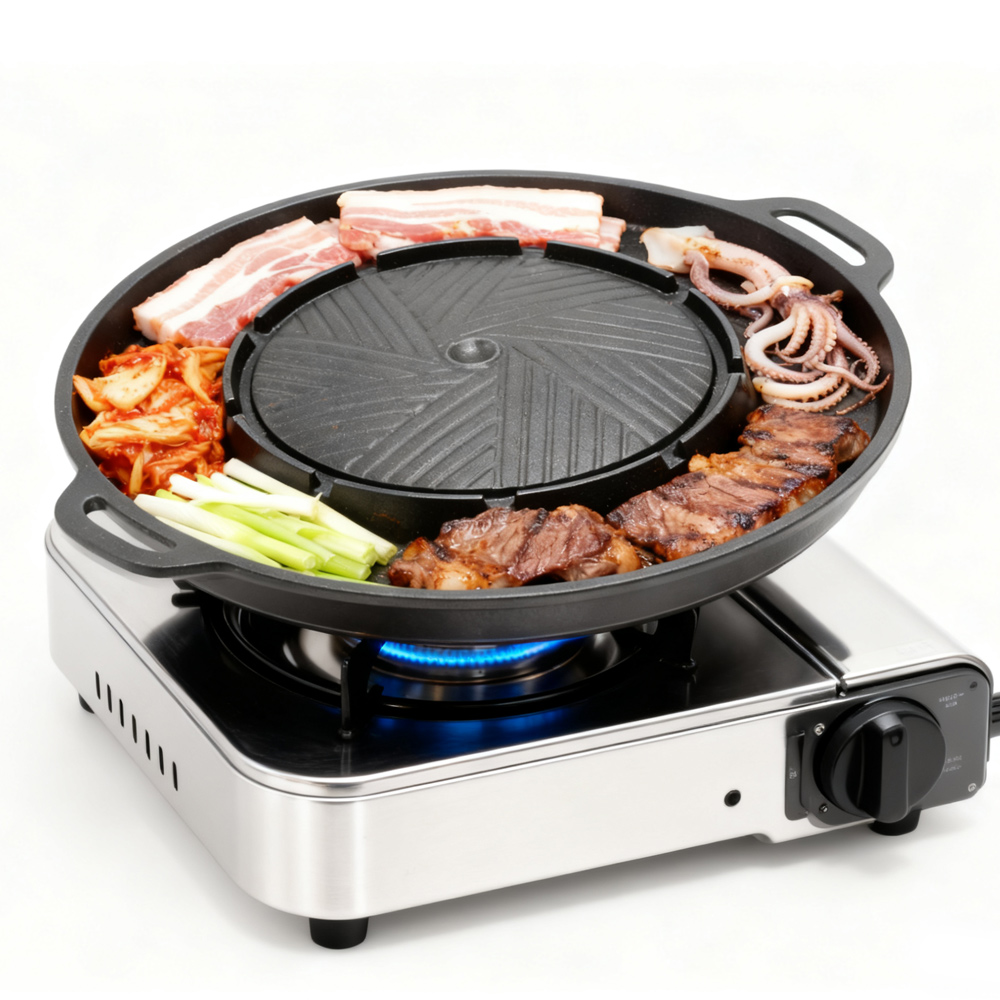 KOSUN Korean BBQ Grill Pan 2 i - огляд і ціна Camping Cooking Bowl