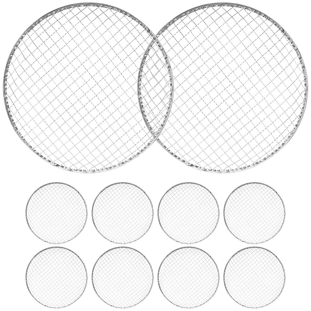 10Pcs Bbq Grill Mesh Fire Pit  - огляд і ціна Camping Cooking Mesh