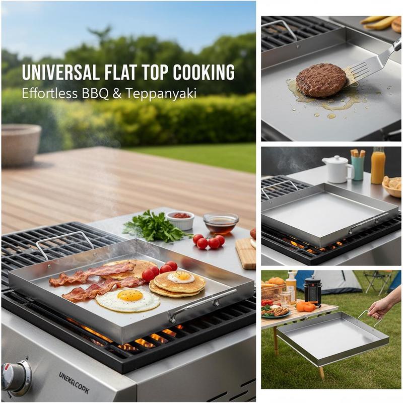 Universal Flat Top Griddle 18x - огляд і ціна Camping Cooking Bowl