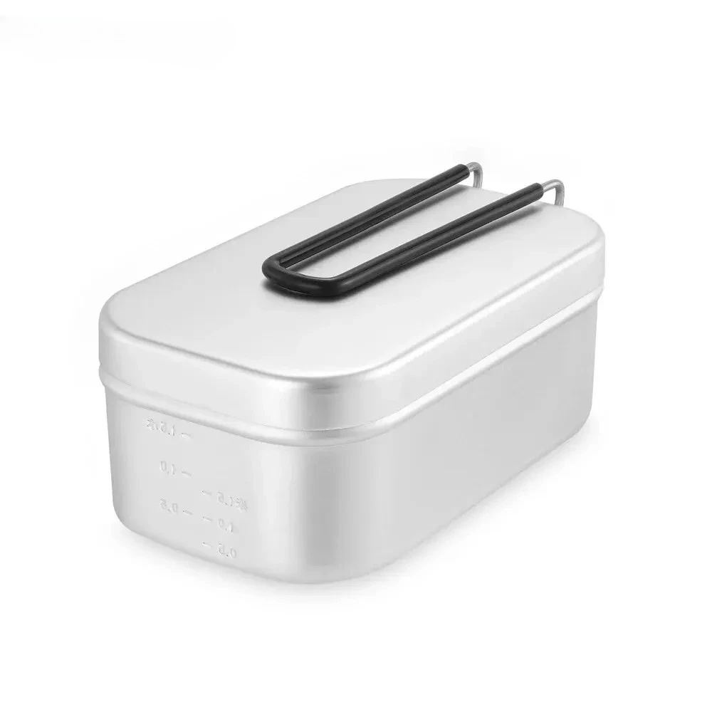 800/1400ML Aluminum Lunch Boxe - огляд і ціна Camping Cooking Bowl