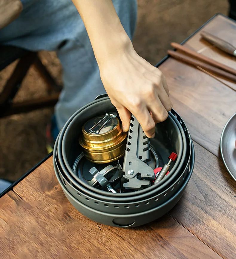 Camping Gas Stove Alcohol Stov - огляд і ціна Camping Cooking Kit