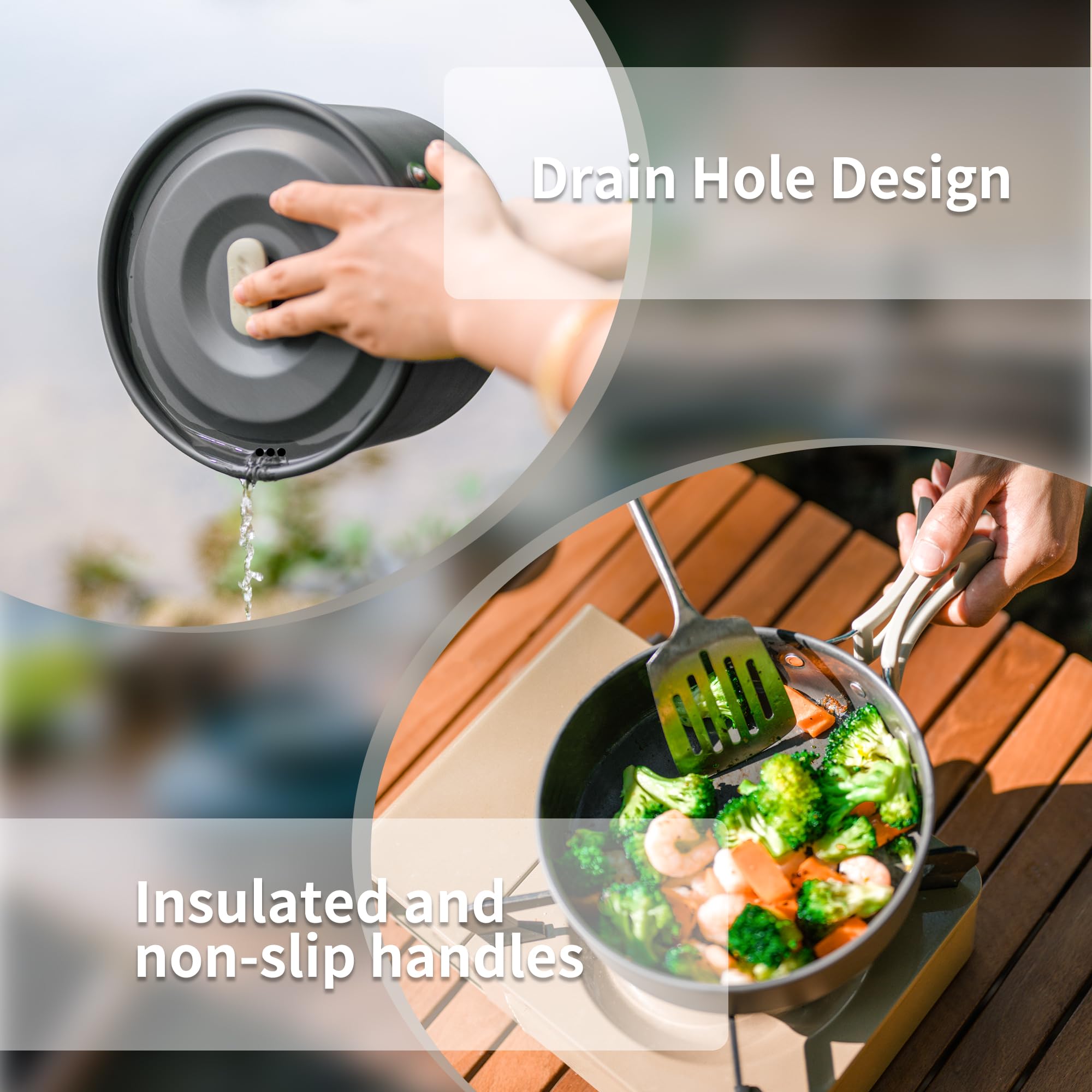 Naturehike Camping Soup Pot Co - огляд і ціна Camping Cooking Set Large