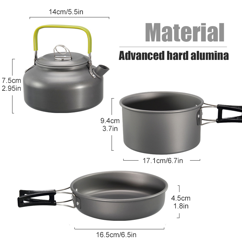 WESTTUNE Camping Cookware Kit  - огляд і ціна Camping Cooking Set Large