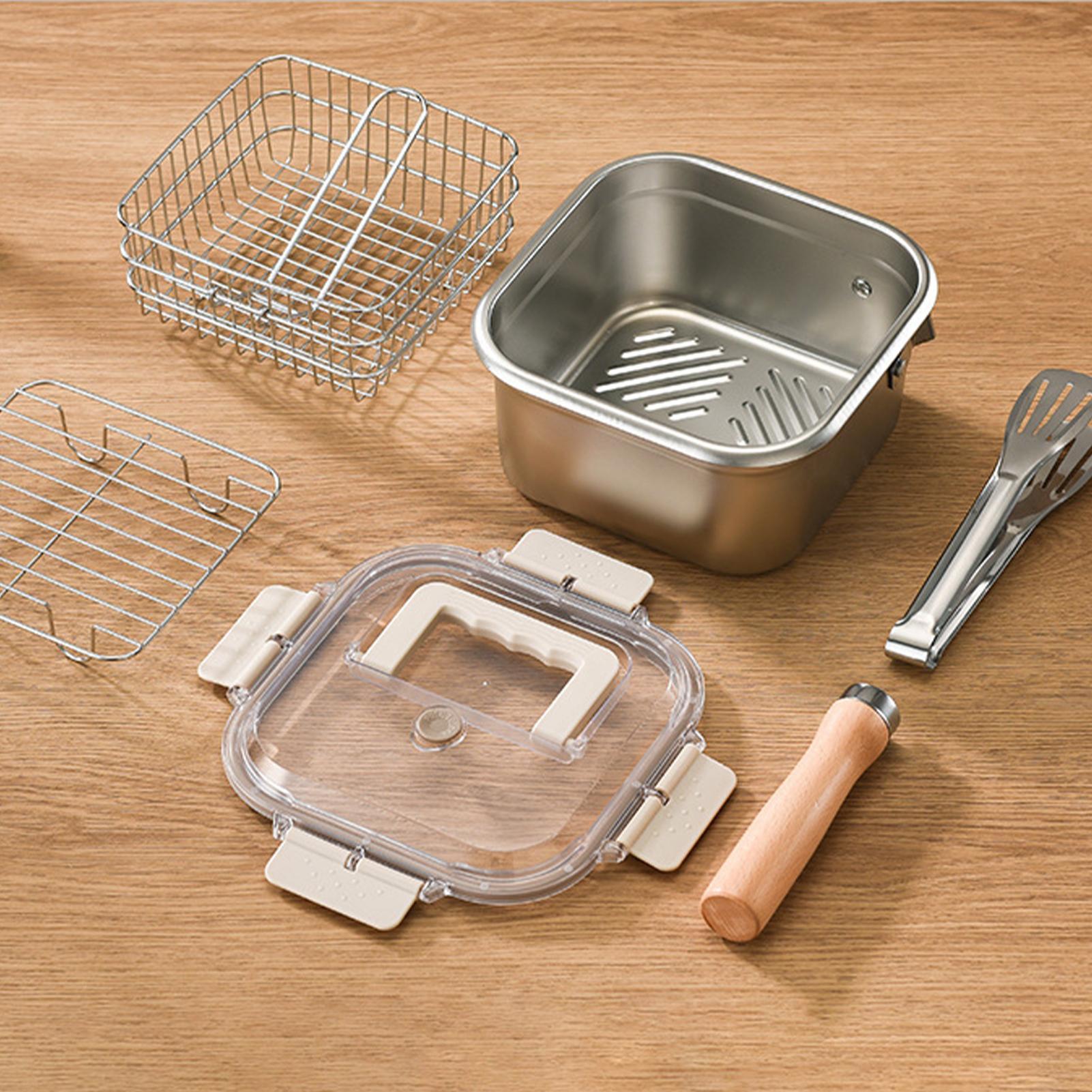 Deep Fryer Pan Set Square Camp - огляд і ціна Camping Cooking Set Large