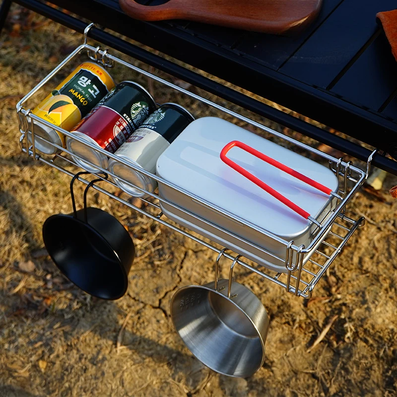 Aluminum IGT Table Side Storag - огляд і ціна Camping Cooking Table With Storage