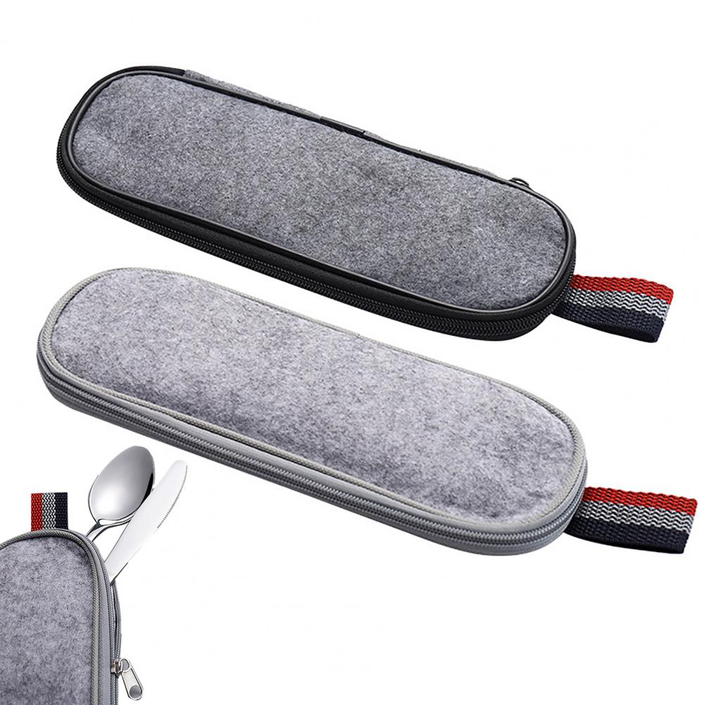 Travel Cutlery Pouch Felt Uten - огляд і ціна Camping Cooking Set Compact