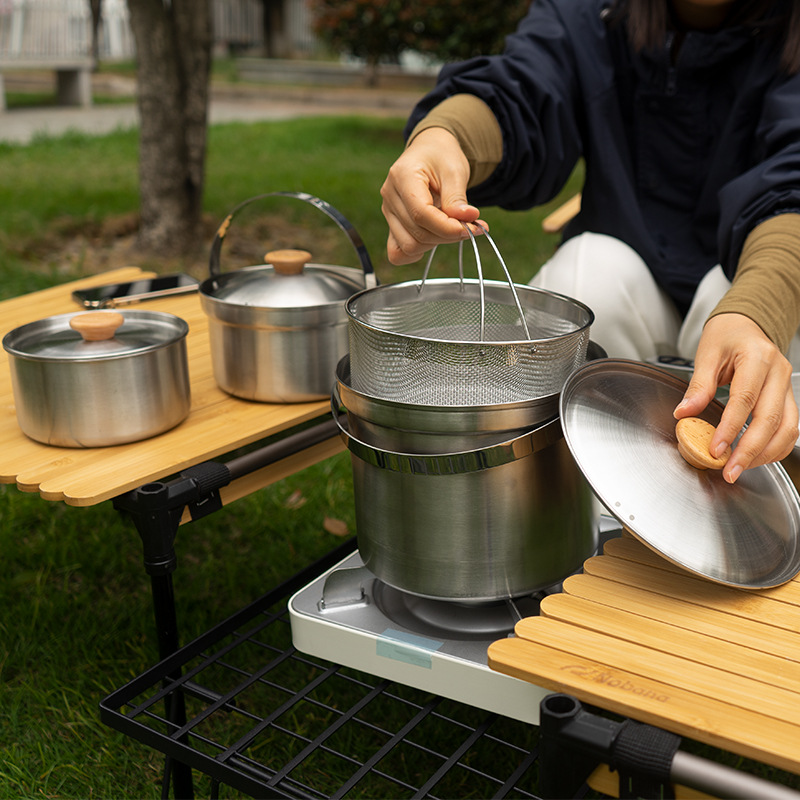 NOBANA Newest Outdoor Stainles - огляд і ціна Camping Cooking Kit