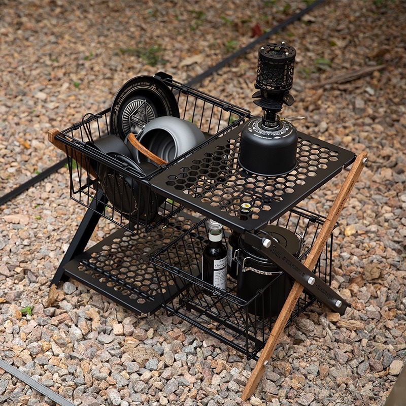 Portable Folding Camping Table - огляд і ціна Camping Cooking Table With Storage