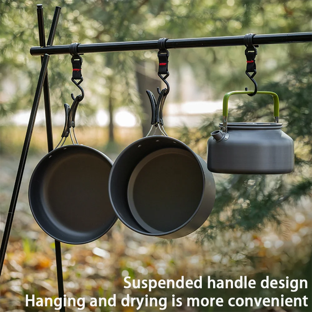 Large Capacity Non-Stick Campi - огляд і ціна Camping Cooking Set Large