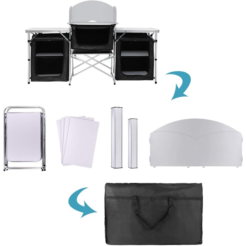 Hot-selling Outdoor Camping Mo - огляд і ціна Camping Cooking Table With Storage