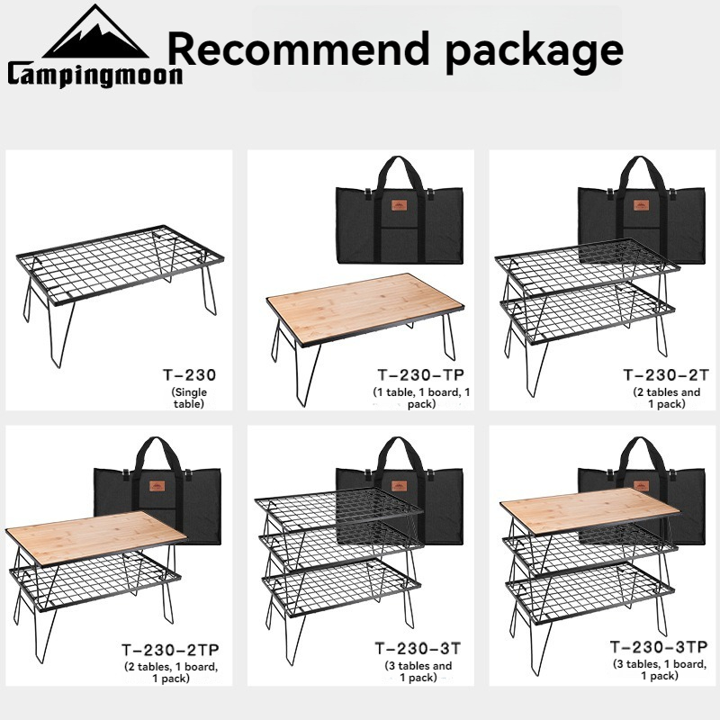 CAMPINGMOON T-230 Portable Mul - огляд і ціна Camping Cooking Table