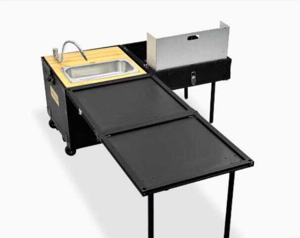 Outdoor movable kitchen Cookin - огляд і ціна Camping Cooking Table With Storage
