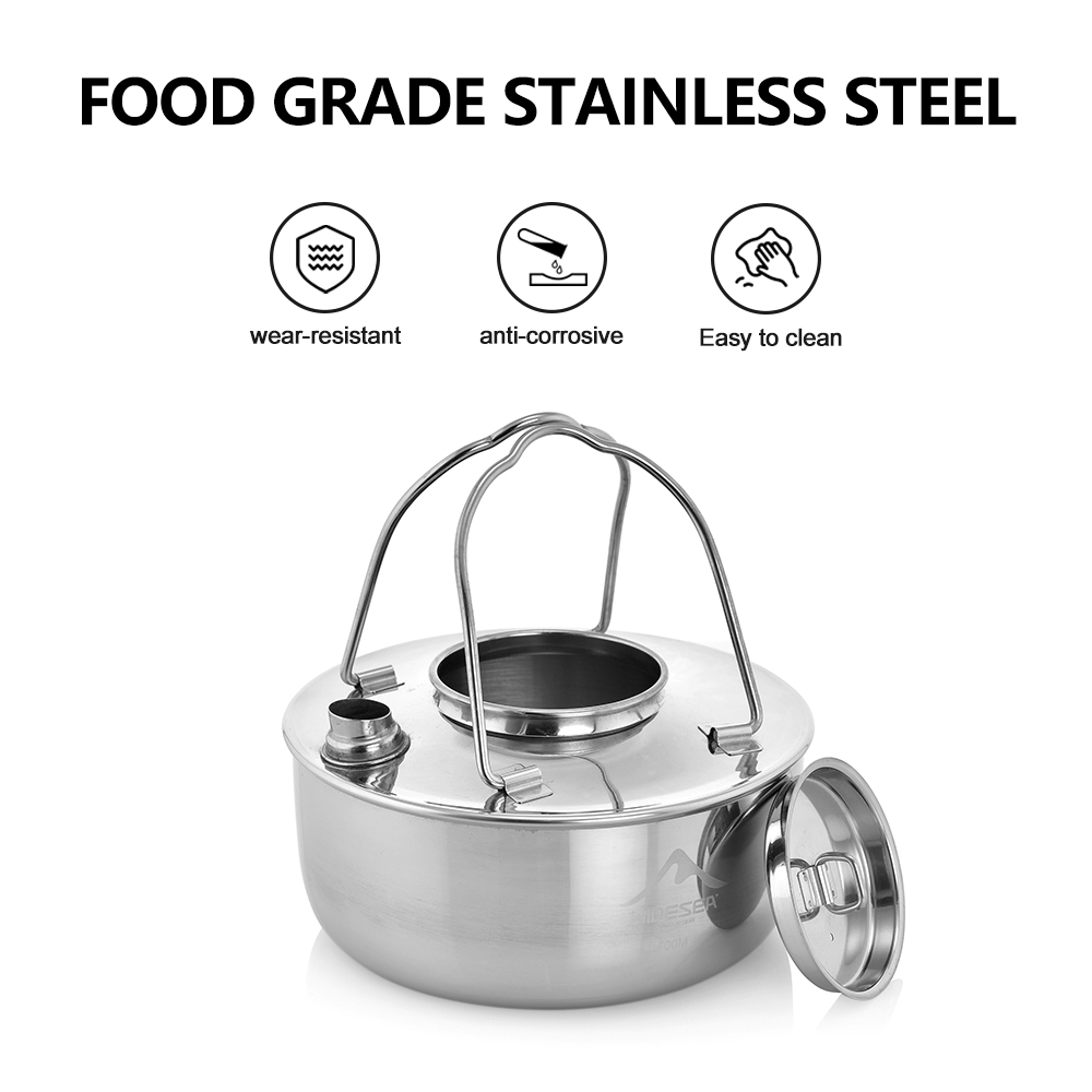 Widesea Camping Outdoor 1.7L S - огляд і ціна Camping Cooking Kit