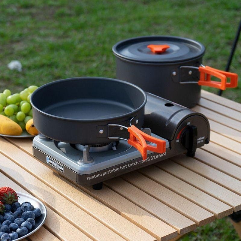 Portable Aluminum Camping Cook - огляд і ціна Camping Cooking Set Large
