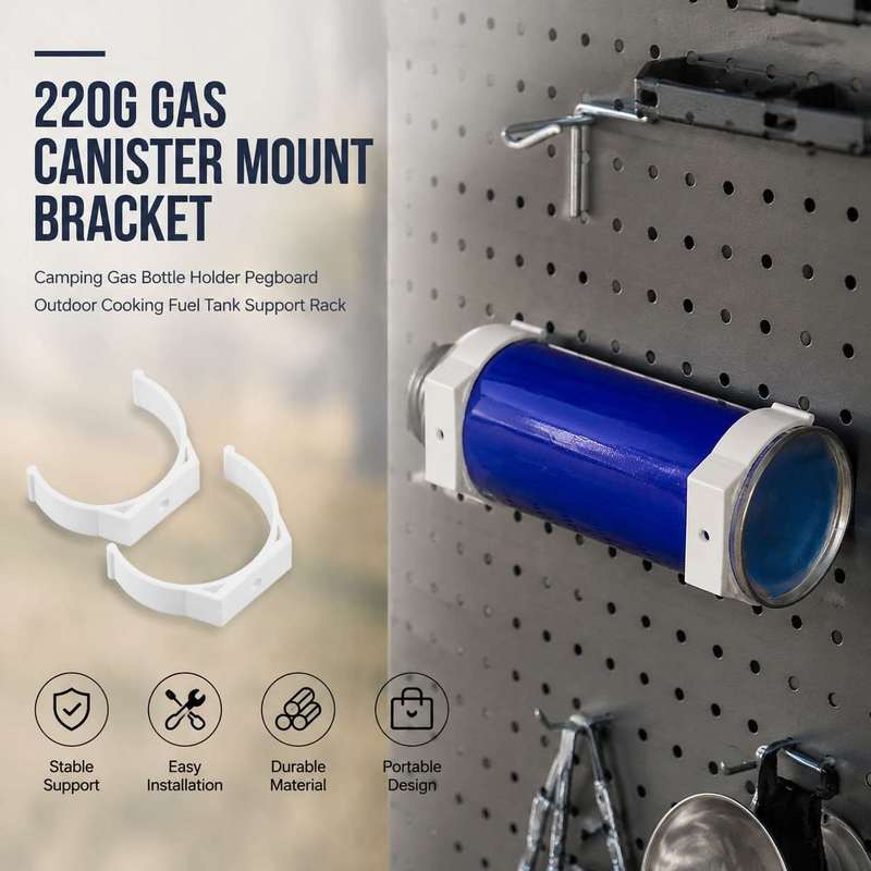 220g Gas Canister Mount Bracke - огляд і ціна Camping Cooking Canister