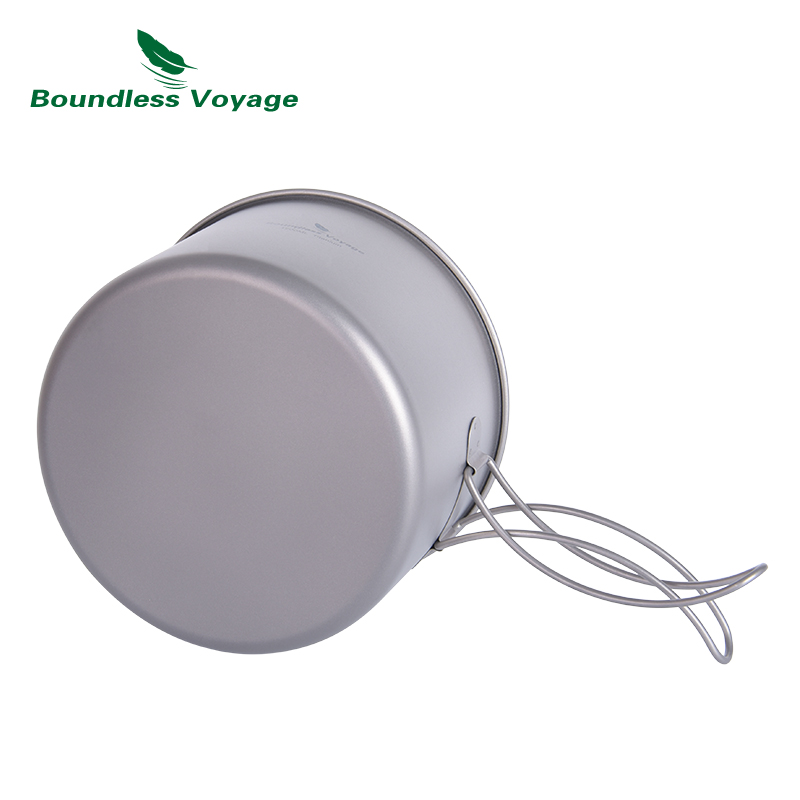 Boundless Voyage Titanium Pot  - огляд і ціна Camping Cooking Set Large