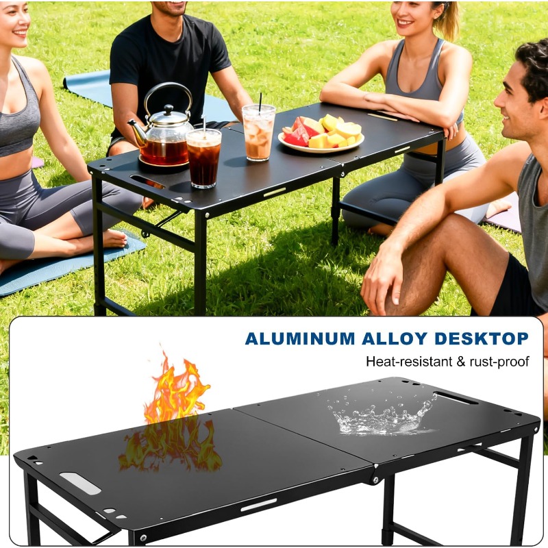 Camping Table Adjustable Foldi - огляд і ціна Camping Cooking Table