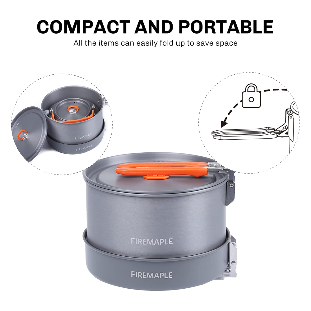 Fire Maple Camping Cookware Ut - огляд і ціна Camping Cooking Set Jetboil