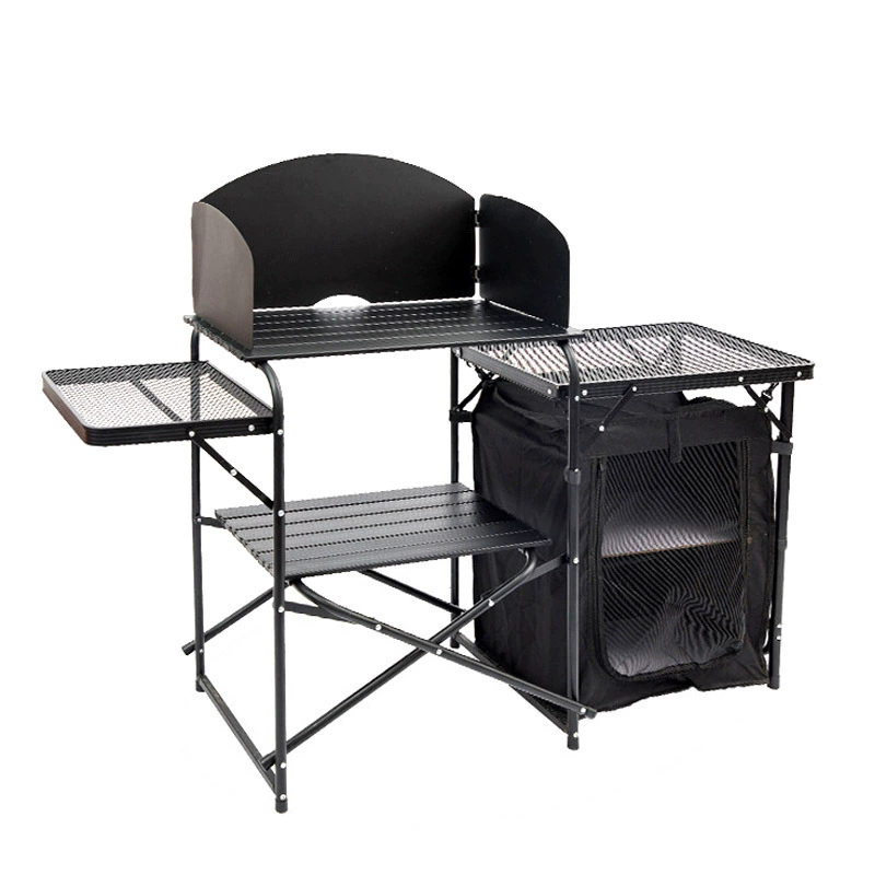 Outdoor Camping Folding Table, - огляд і ціна Camping Cooking Table With Storage
