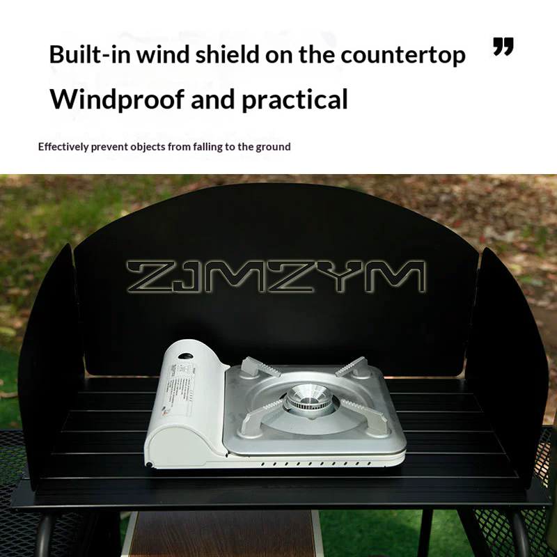 Outdoor Camping Folding Table, - огляд і ціна Camping Cooking Table With Storage
