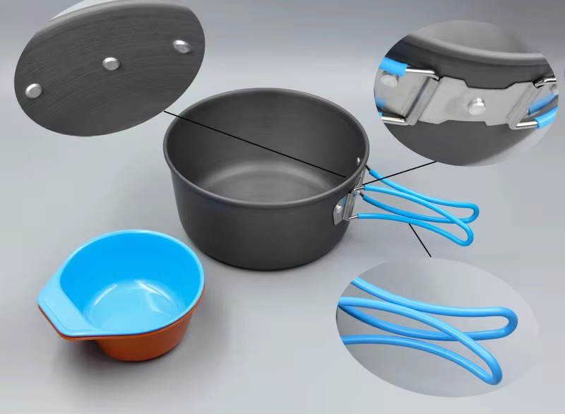 Camping Cookware Backpacking P - огляд і ціна Camping Cooking Kit