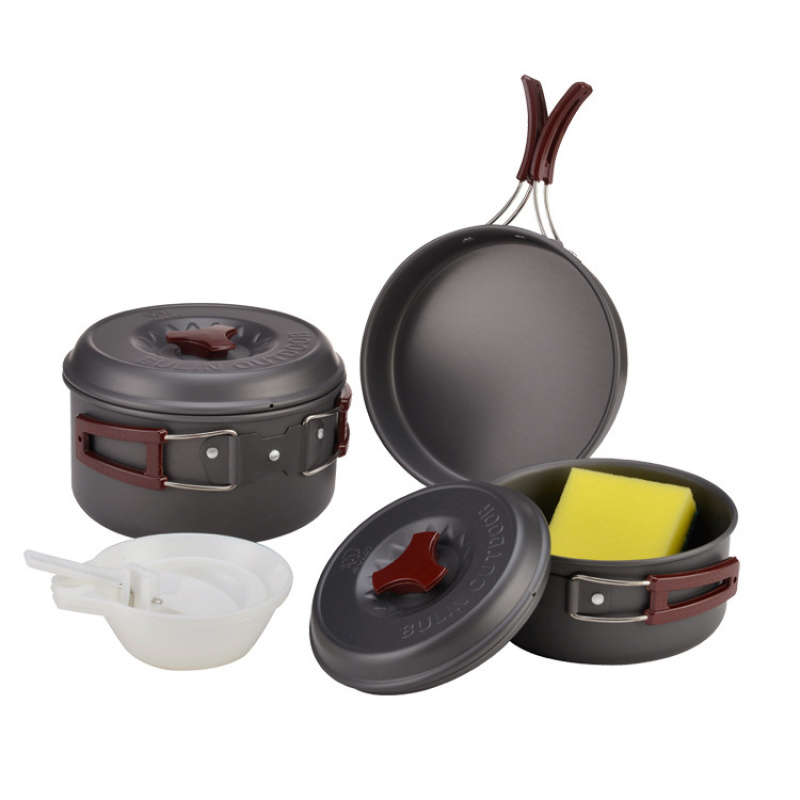 Portable Compact Outdoor Campi - огляд і ціна Camping Cooking Set Compact