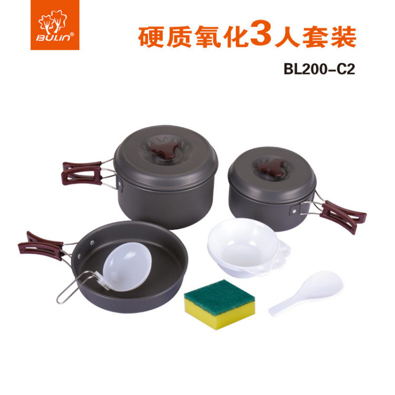 Portable Compact Outdoor Campi - огляд і ціна Camping Cooking Set Compact