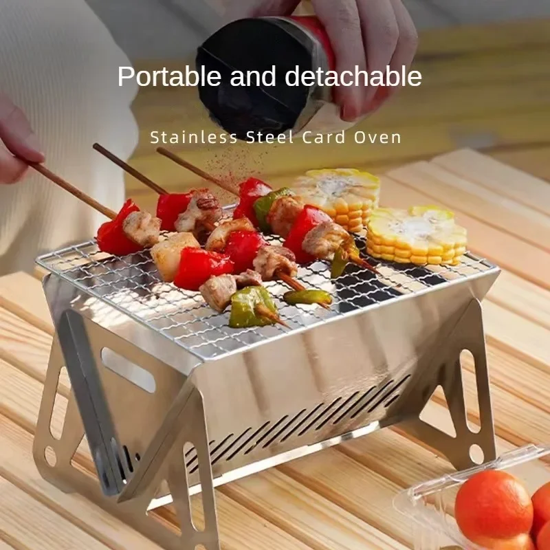 Portable Folding Barbecue Gril - огляд і ціна Camping Cooking Mesh