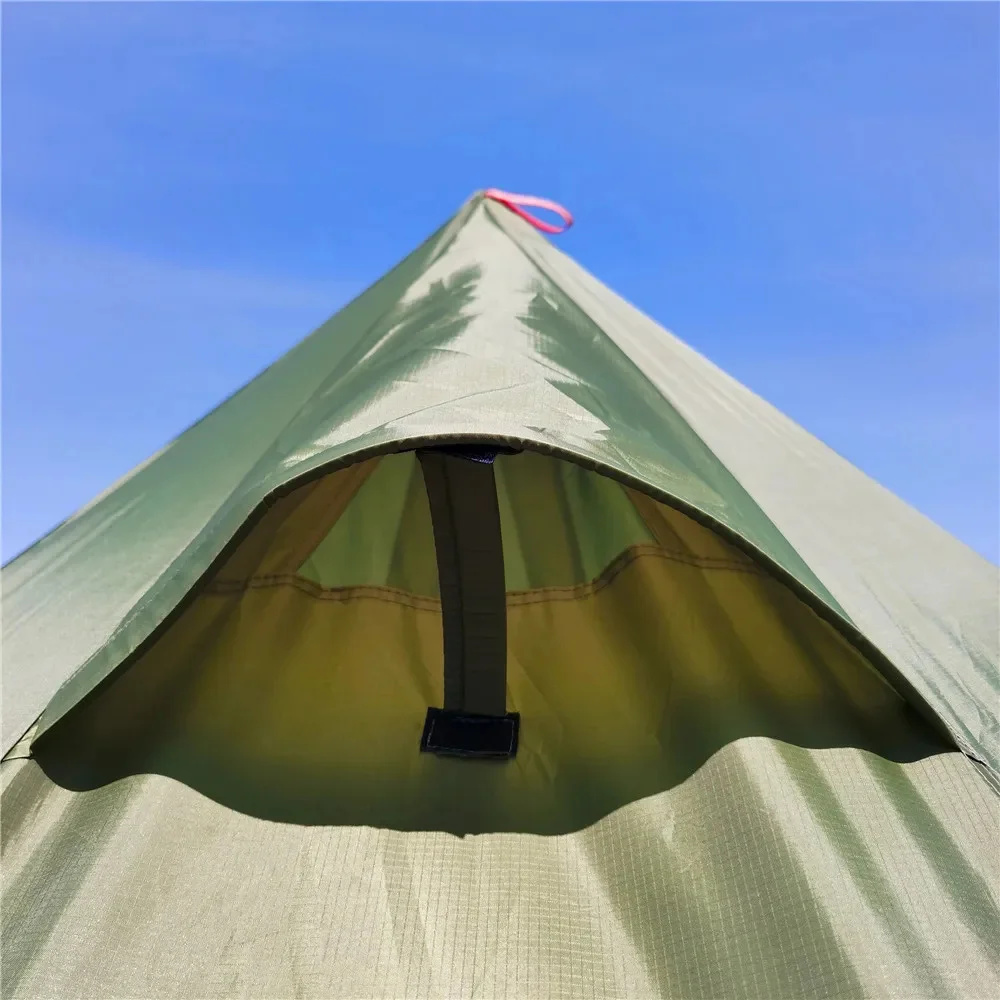 New Pyramid Tent With Snow Ski - огляд і ціна Camping Cooking Snow