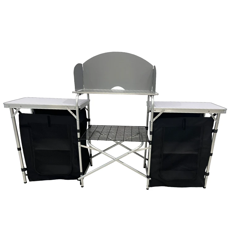 Outdoor Camping Aluminum Porta - огляд і ціна Camping Cooking Table