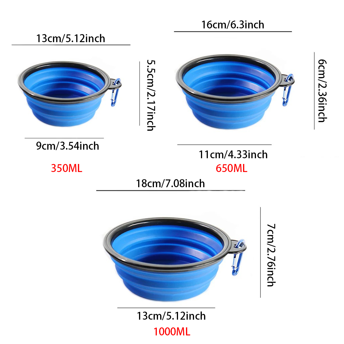 Collapsible Pet Silicone Dog F - огляд і ціна Camping Cooking Bowl
