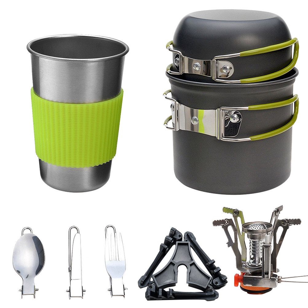 Outdoor Camping Cookware Set L - огляд і ціна Camping Cooking Kit